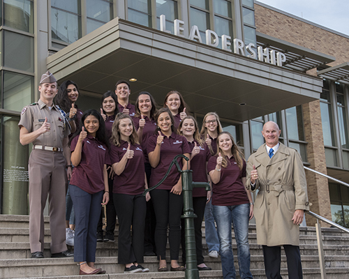 Students with Dr. Curtis